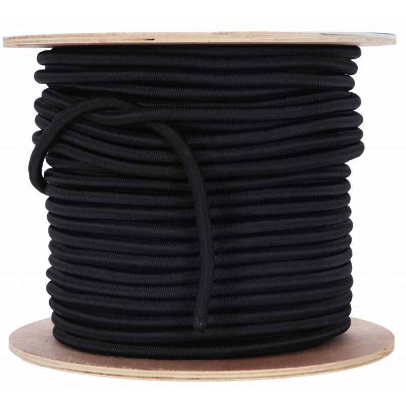 TRECCIA NERA ELASTICA Ø MM 8 MT100 - P201960 - PLASTIMO