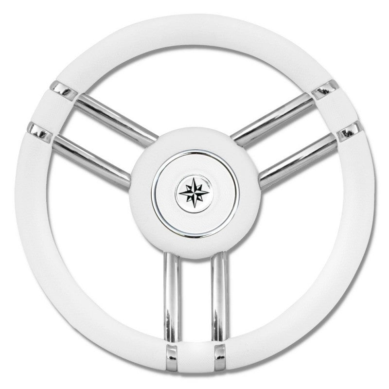 RUOTA TIMONE T27 BIANCO Ø MM.350 - 4345444 - SAVORETTI