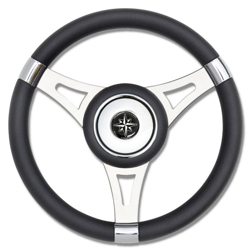 RUOTA TIMONE T29 NERO Ø MM.350 - 4345455 - SAVORETTI