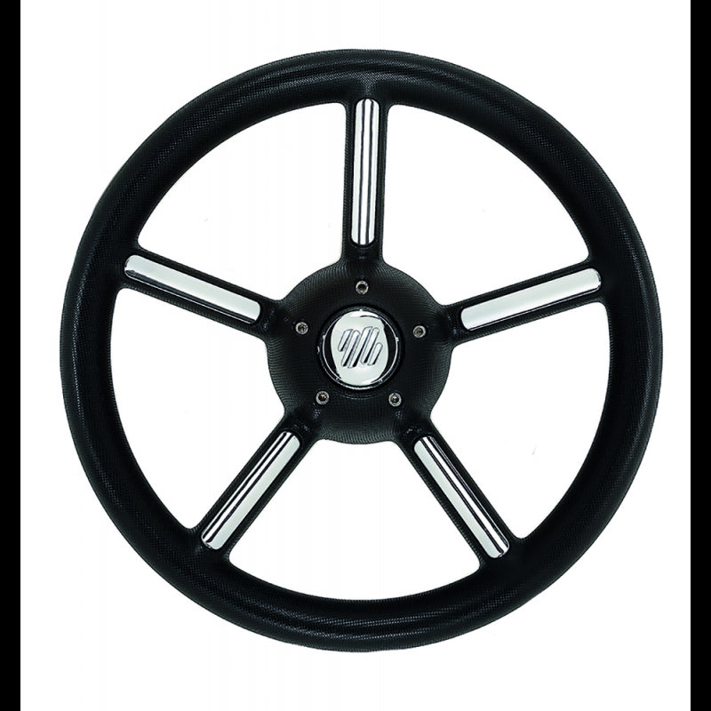 RUOTA TIMONE V56 NERA Ø MM.350 - 4345844 - ULTRAFLEX