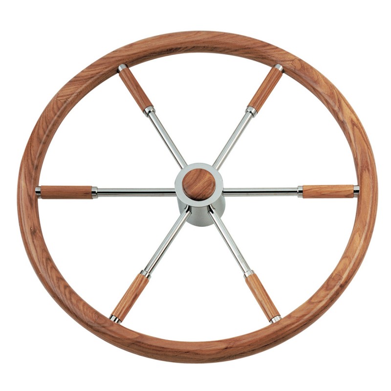 RUOTA TIMONE TEAK Ø MM.450 - 4345245 - SAVORETTI
