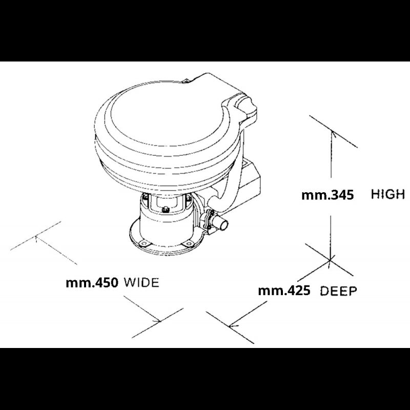 POMPA RICAMBIO WC 2424803 - 2424808 - OCEAN TECHNOLOGIES