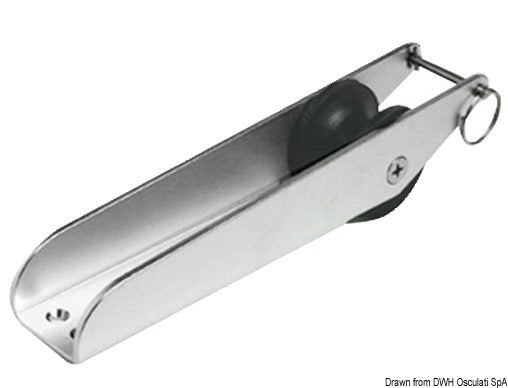 Musone di prua inox 280 x 55 mm