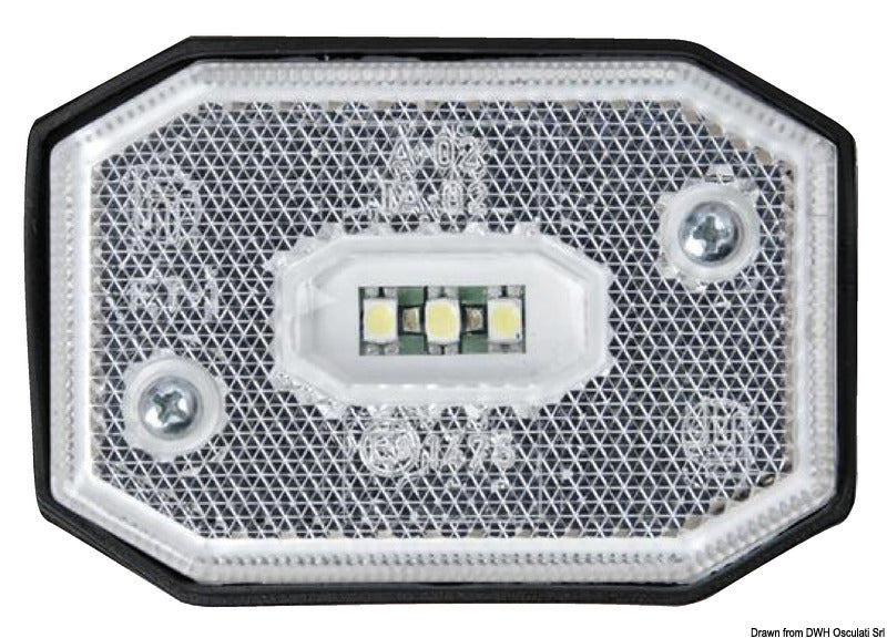 Fanale posizione LED anteriore luce bianca