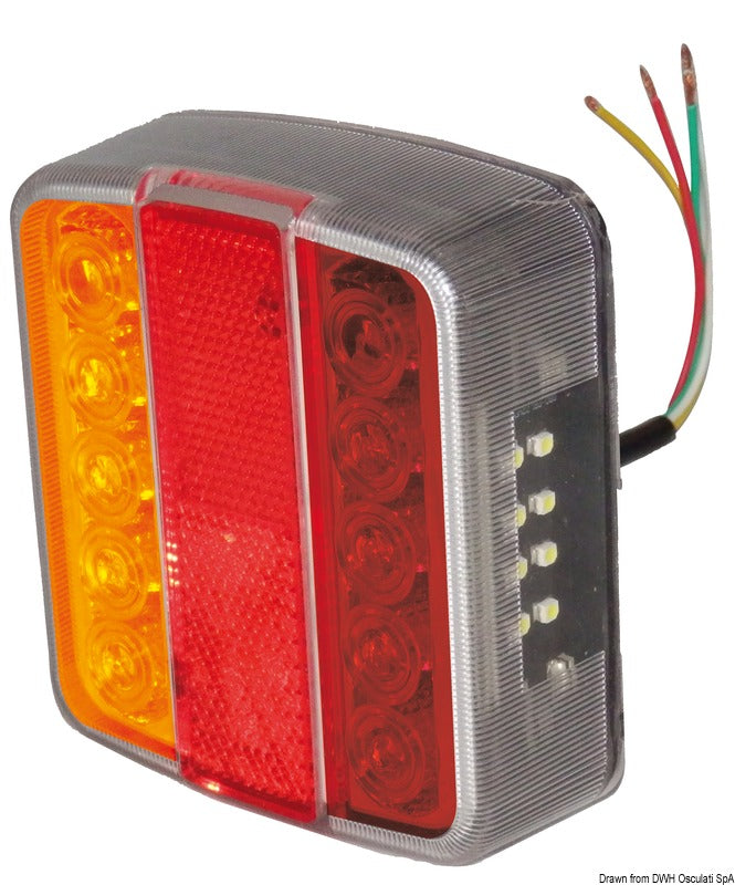 Fanale Led posteriore DX/SX a 4 luci