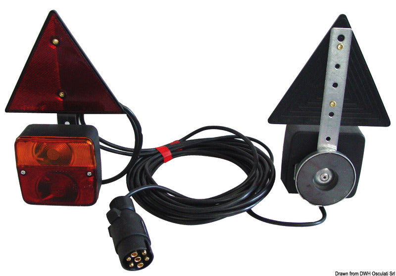 Kit luci LED fissaggio magnetico freccia dinamica