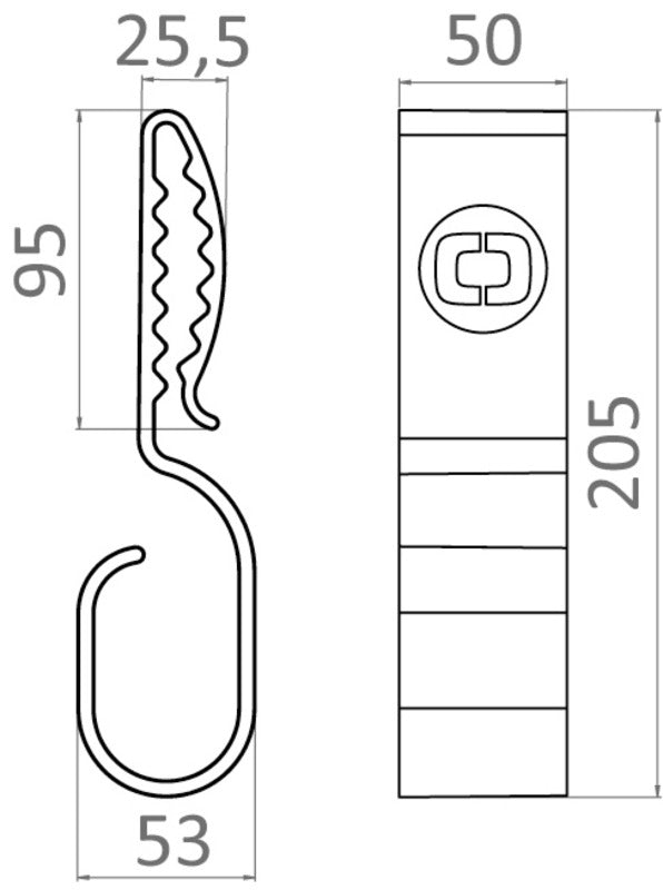 Reggicavi Cable Hook