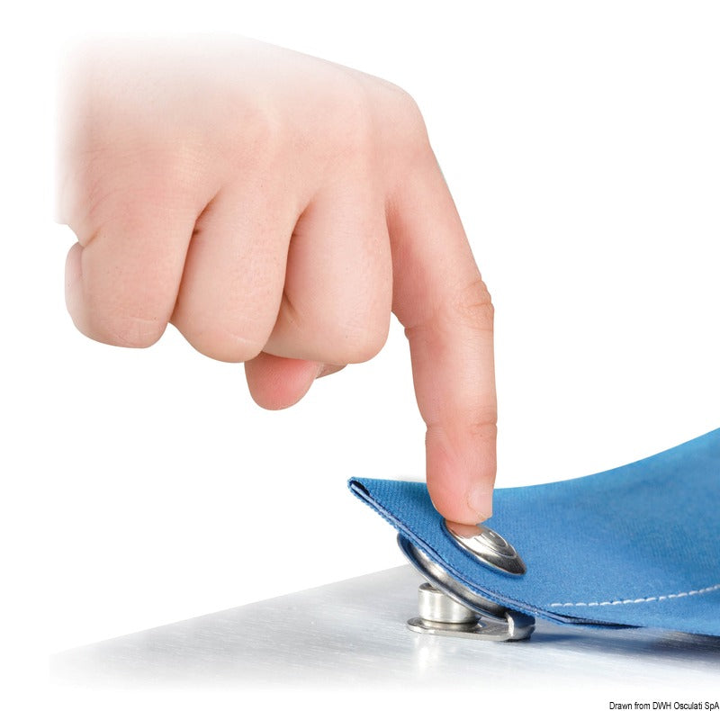 10 Cappucci per bottoni Q-SNAP