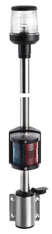 Asta combinata parete 100 cm nera