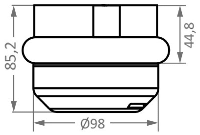 Luce di via Discovery - 360° testa d\'albero + 3 co