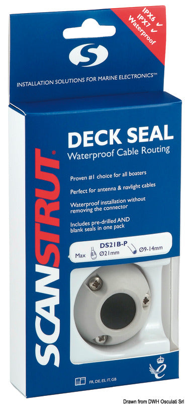 Premistoppa plastica nera Ø 4/9 mm