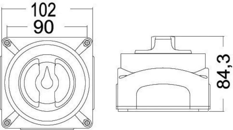 Interruttore/deviatore Selecta New MKIII