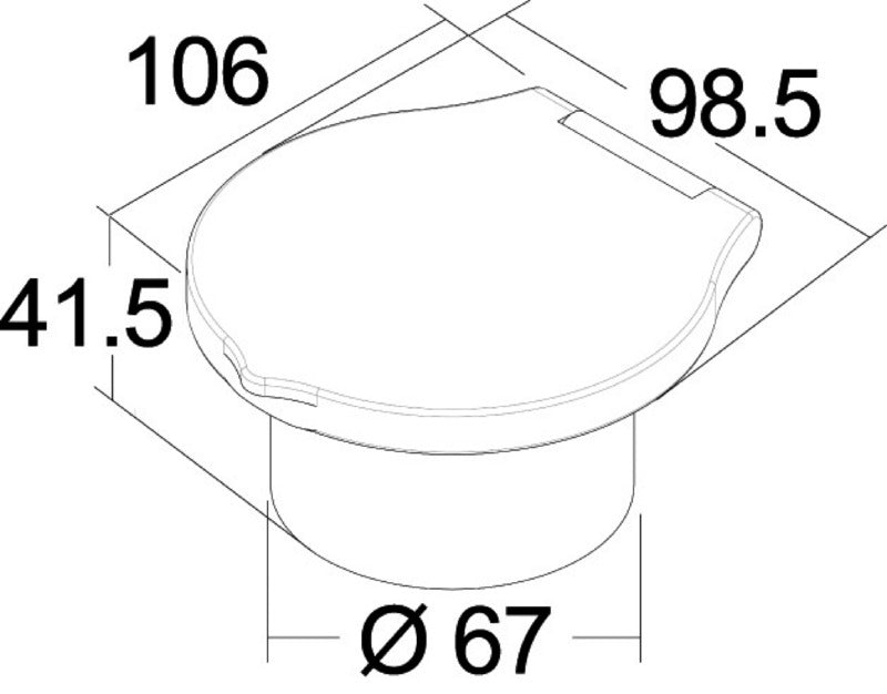 Doccia Elegant bianca tubo PVC 4 m a parete