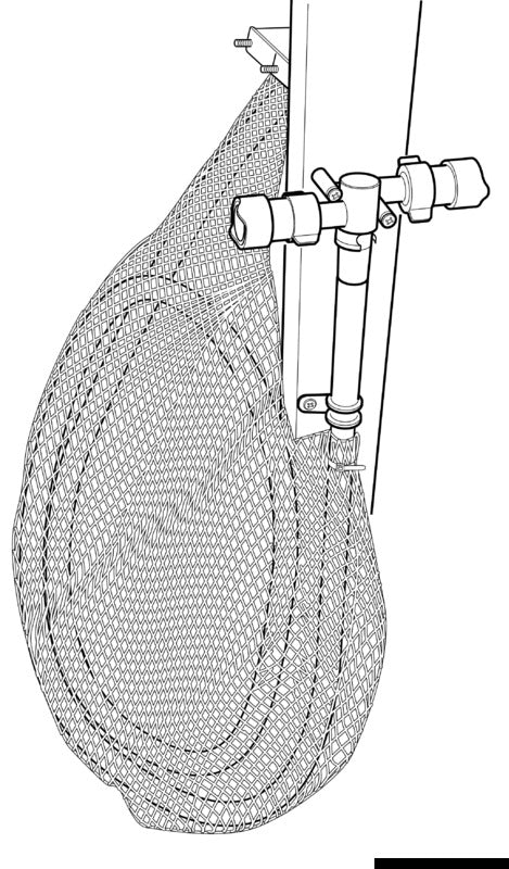 Sacca Whale per tubo doccia