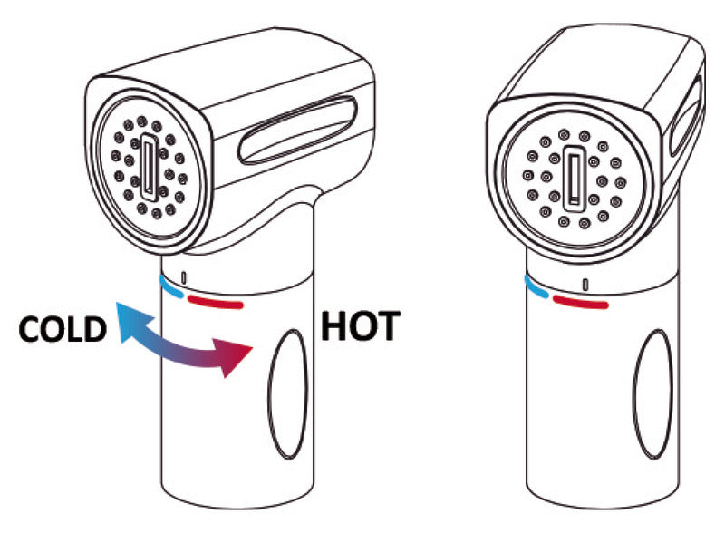 Doccia con miscelatore base orizzontale cromata