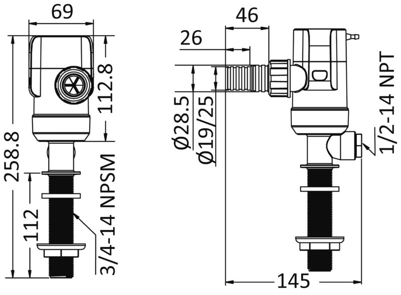 Pompa aeratrice Europump Next Gen 24V in linea
