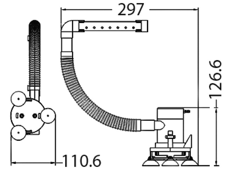 Pompa aeratrice per vasche esche/pescato 12V