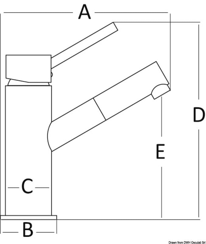 Miscelatore Diana lavello bagno