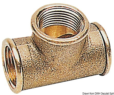 Raccordo T 1 x 3/4 x 1