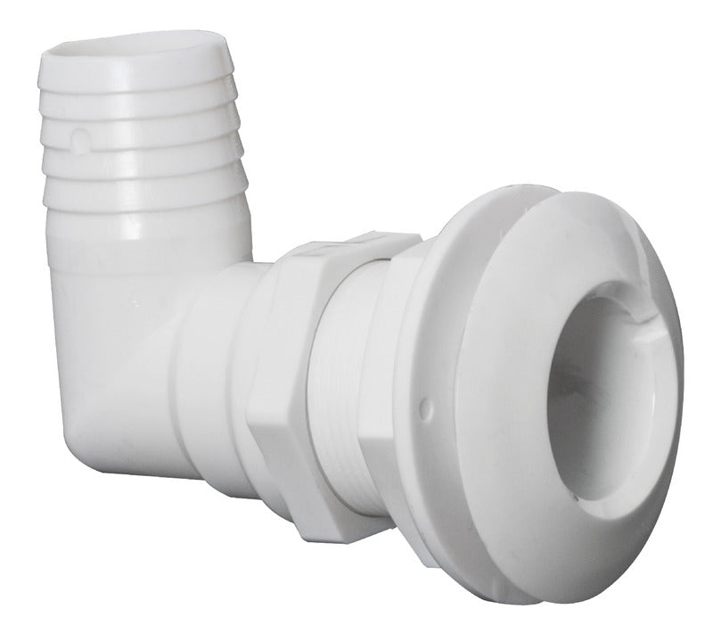 Scarico mare plastica 90° 1 1/2 x 38 mm