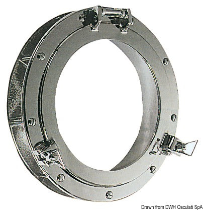 Oblò tondo ottone cromato 268 mm