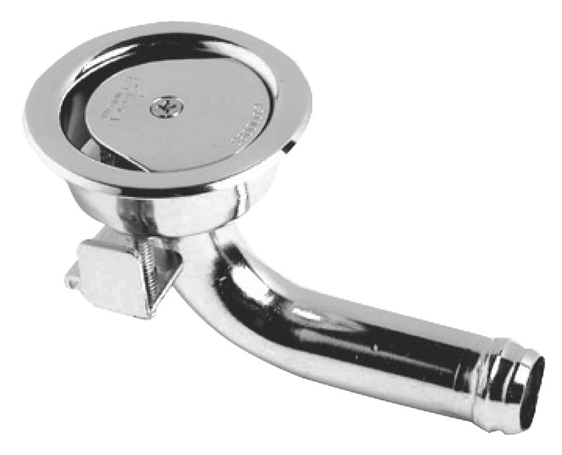 Sfiato inox a filo portagomma 19 mm
