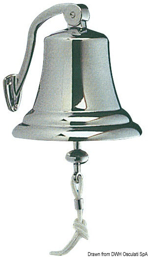 Campana ottone cromato 175 mm