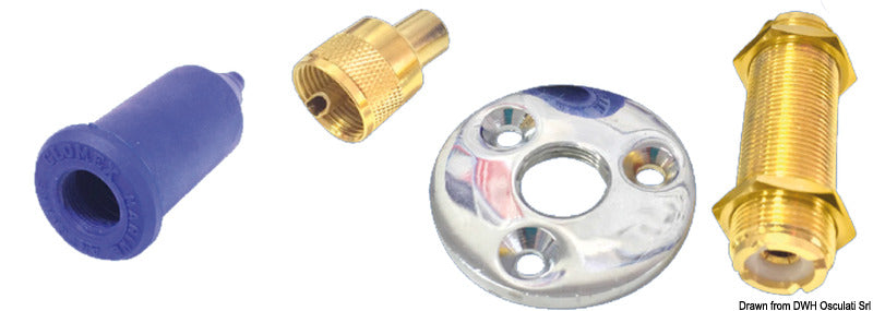 Passacavo inox per cavo coassiale