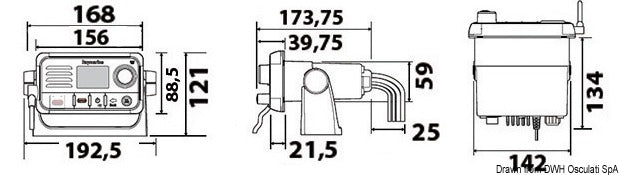 VHF Ray53 con GPS integrato