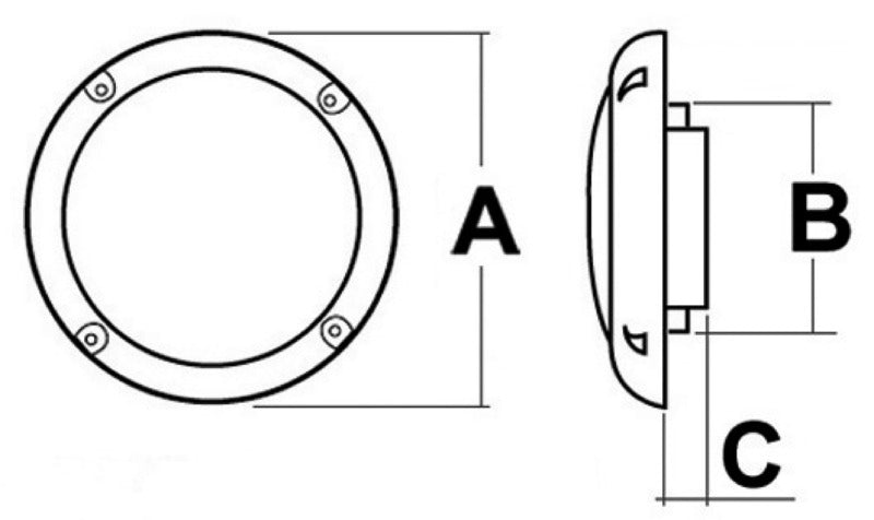 Coppia casse bianche 150 mm 60 W