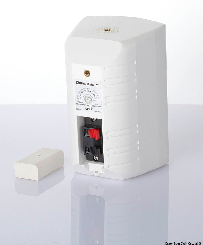 Casse stereo Cabinet bianche