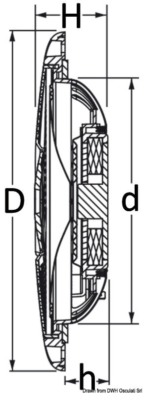 Casse stereo ultra piatte doppio cono bianche 6,5