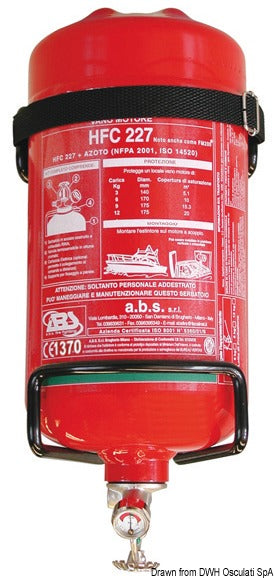 Estintore Easy Fire senza pressostato 12 kg