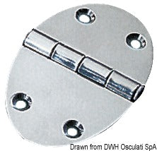 Cerniera 78x56mm 3mm viti