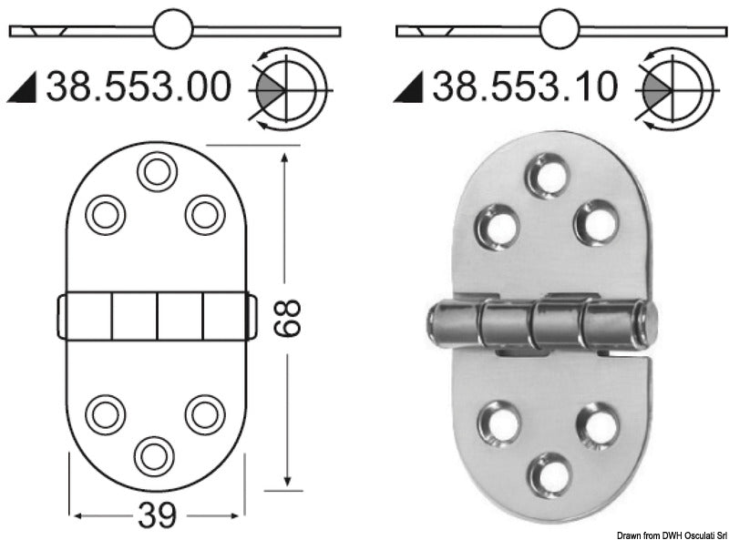 Cerniera inox