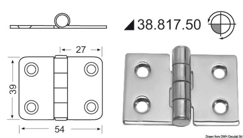 Cerniera inox