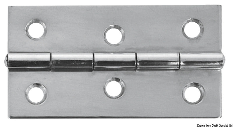 Cerniera inox mm 75x40