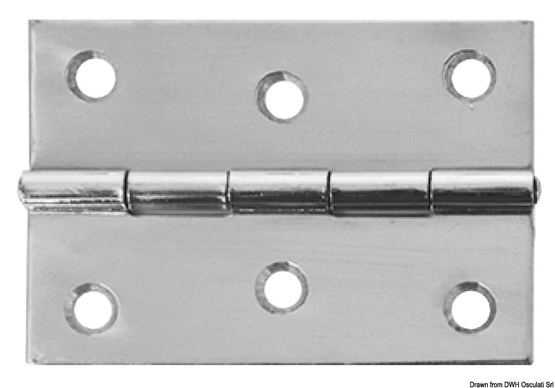 Cerniera inox mm 75x50