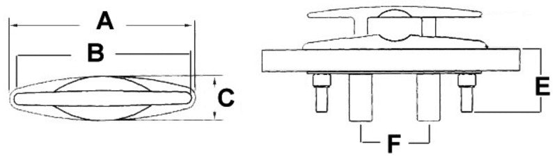 Bitta scomparsa Retracts 220 mm