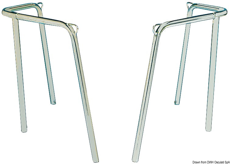 Pulpito poppa inox 35x40x45 cm 2 parti