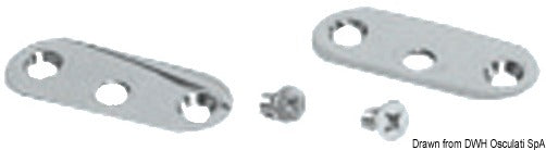 Kit 2 piastre + viti maniglioni