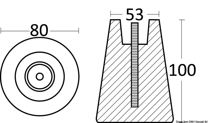 Anodo di ancoraggio