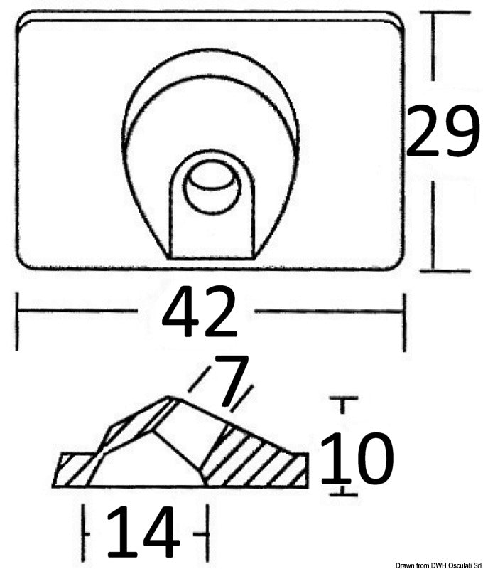 Anodo FB Mercury/Mariner 6/15 HP