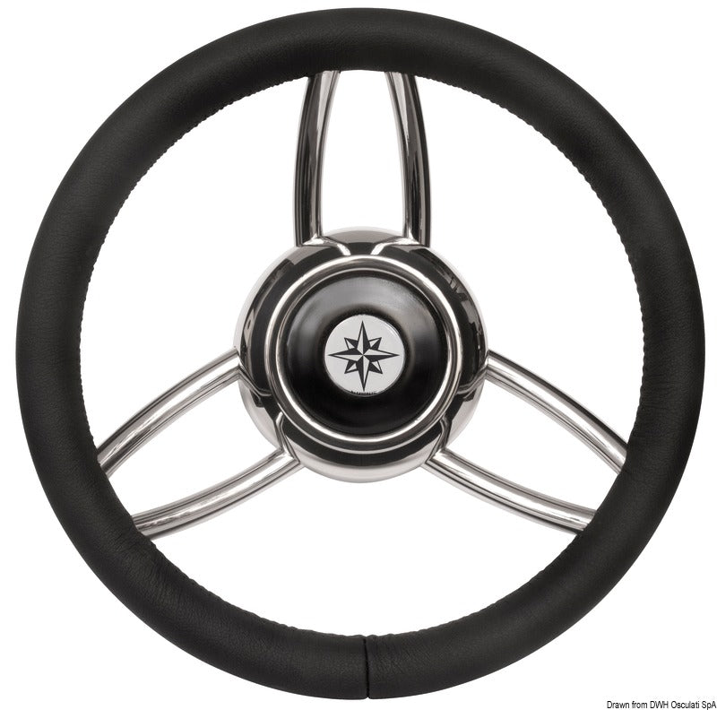 Volante Bliz poliuretano morbido nero