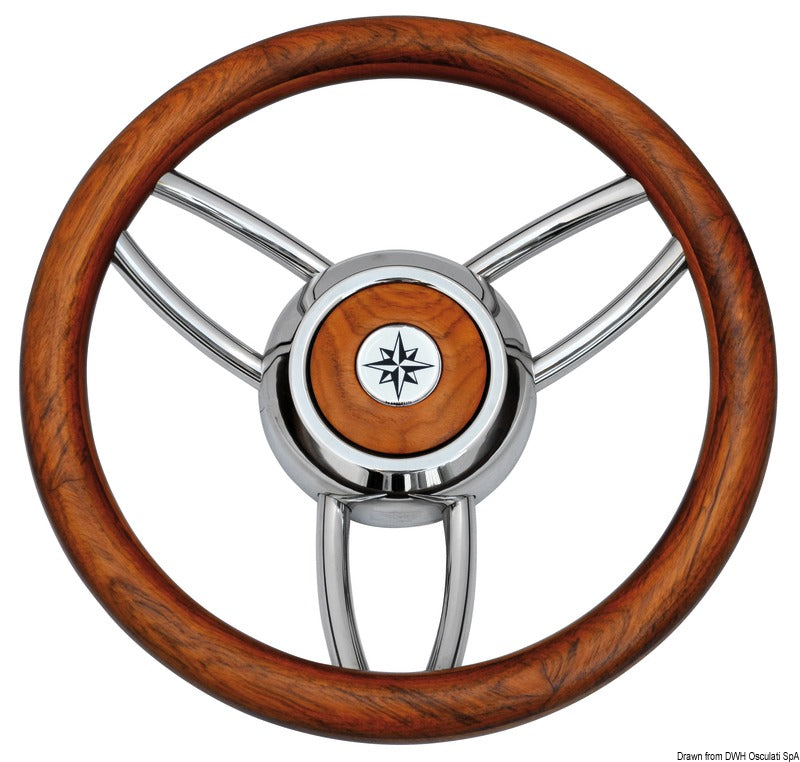 Volante Bliz legno opaco teak