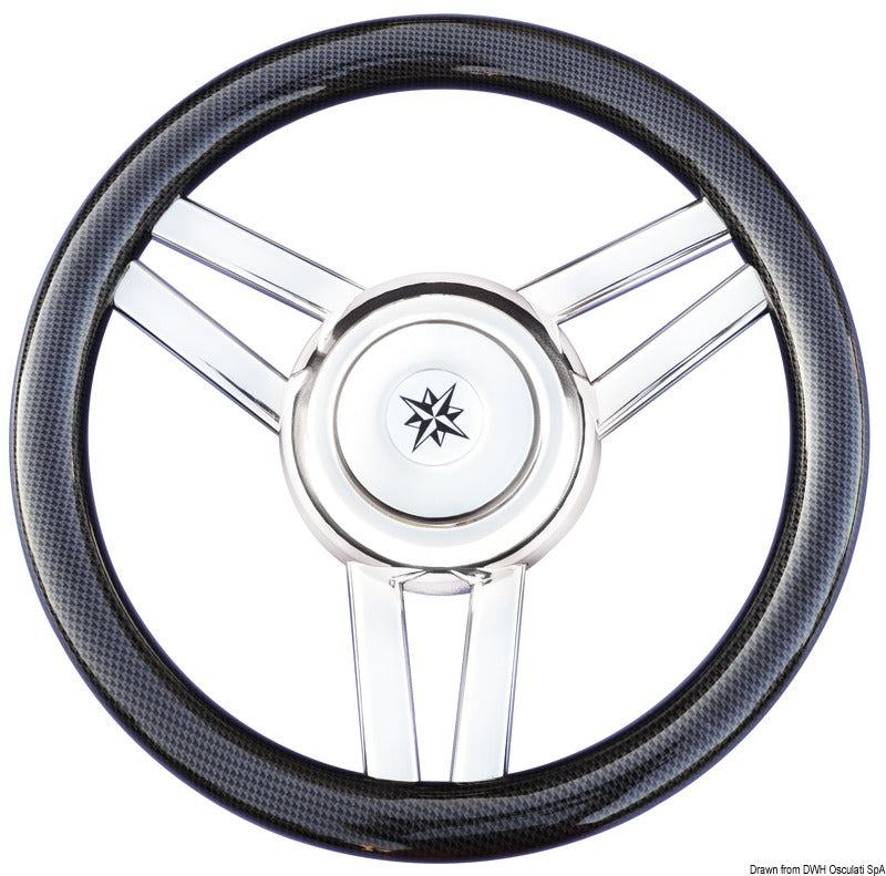 Volante Magnifico 3 razze Ø mm 350 carbonio
