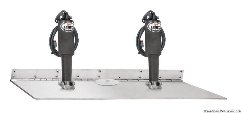 Kit flap Lenco Super 24 V doppio attuatore