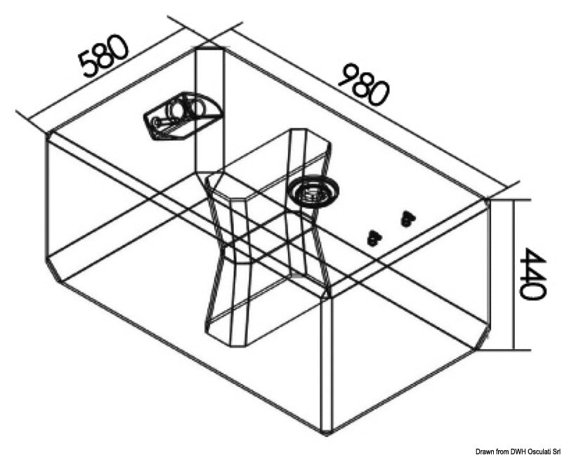 Serbatoio carburante 207 l