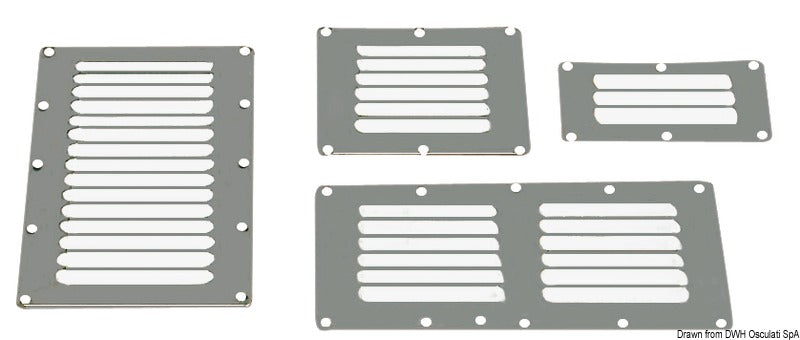 Griglia areazione 67 x 127 mm + antizanzare