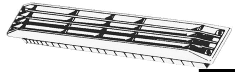 Presa aria Zebra ABS bianco